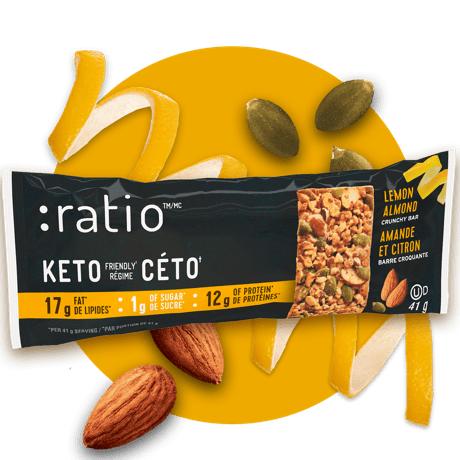 Ratio : Lemon Almond Crunchy Bar
